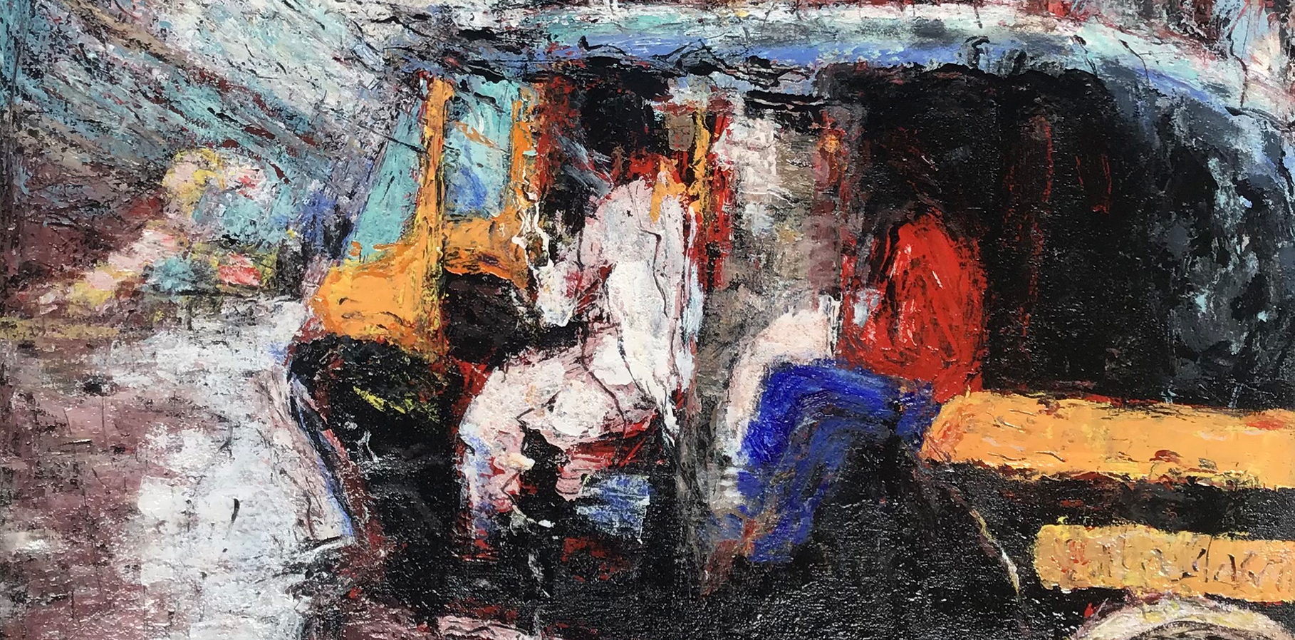 Featured canvas by Vandana Krishna